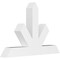 Ekena Millwork Saratoga Architectural Grade PVC Gable Bracket, 36"W x 24"H x 4"D x 4"F, 16/12 Pitch GBP036X24X0404SAR00 - alternate 1